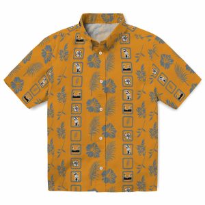 Ironworker Framed Floral Hawaiian Shirt Best selling