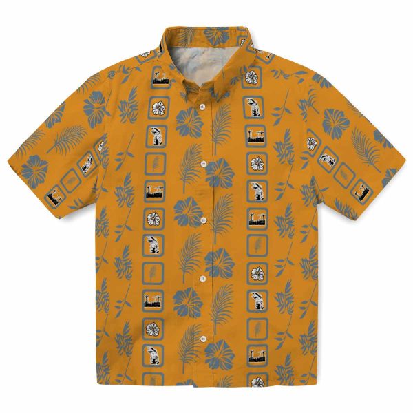 Ironworker Framed Floral Hawaiian Shirt Best selling