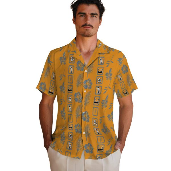 Ironworker Framed Floral Hawaiian Shirt High quality