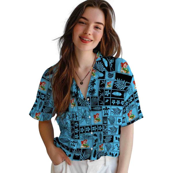 Mermaid Tropical Patchwork Hawaiian Shirt Trendy