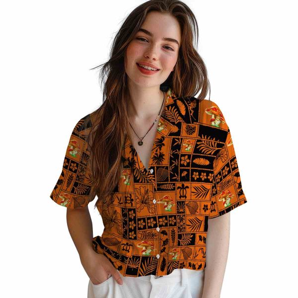 Mushroom Tropical Patchwork Hawaiian Shirt Trendy