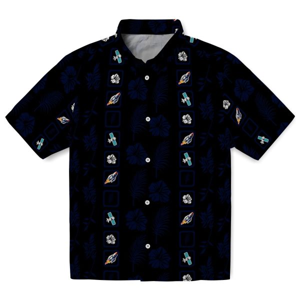 Nasa Framed Floral Hawaiian Shirt Best selling