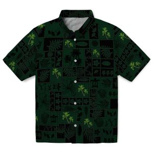 Palm Tree Tropical Patchwork Hawaiian Shirt Best selling