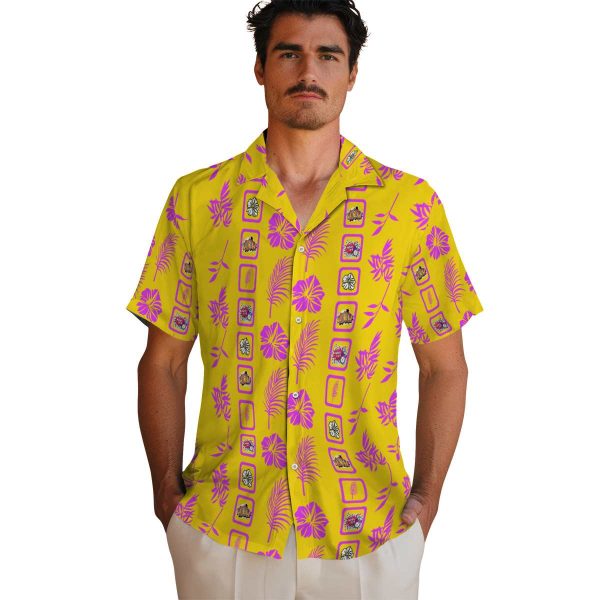 Pop Framed Floral Hawaiian Shirt High quality