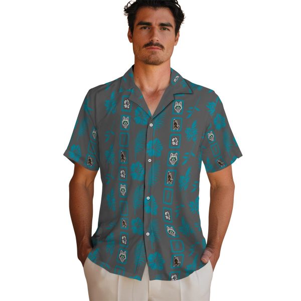 Raccoon Framed Floral Hawaiian Shirt High quality