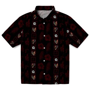 Rooster Framed Floral Hawaiian Shirt Best selling