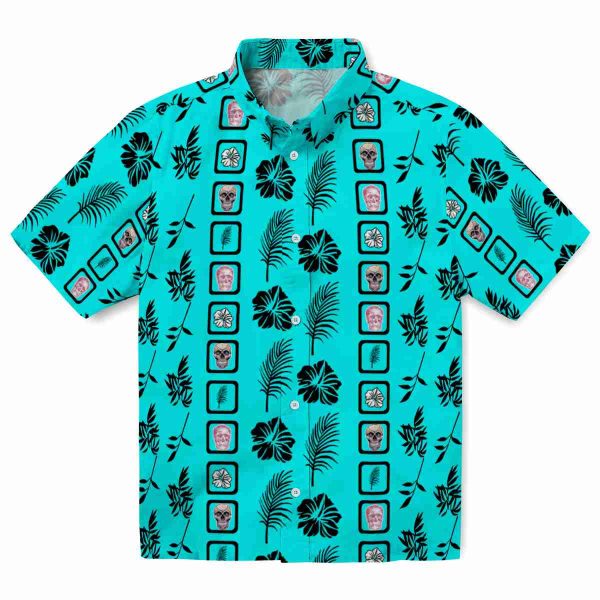 Skull Framed Floral Hawaiian Shirt Best selling