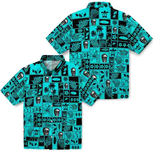 Skull Tropical Patchwork Hawaiian Shirt Latest Model