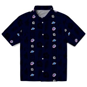 Space Framed Floral Hawaiian Shirt Best selling