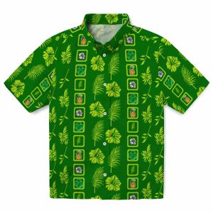 St Patricks Day Framed Floral Hawaiian Shirt Best selling