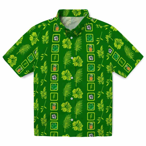 St Patricks Day Framed Floral Hawaiian Shirt Best selling