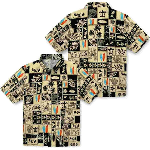 Surf Tropical Patchwork Hawaiian Shirt Latest Model