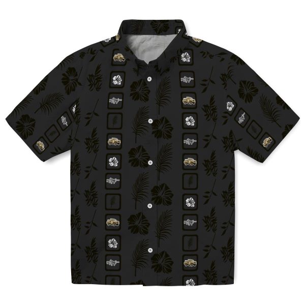 Tactical Framed Floral Hawaiian Shirt Best selling