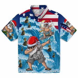 Tactical Surfing Santa Hawaiian Shirt Best selling