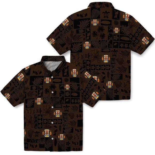 Tiki Tropical Patchwork Hawaiian Shirt Latest Model