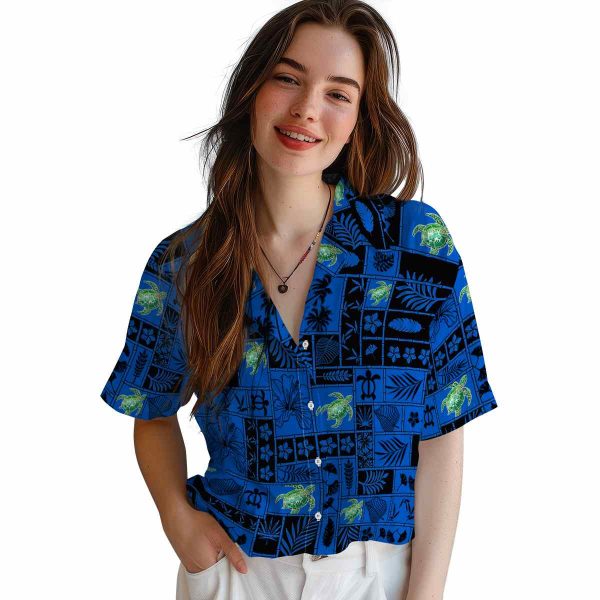 Tribal Tropical Patchwork Hawaiian Shirt Trendy