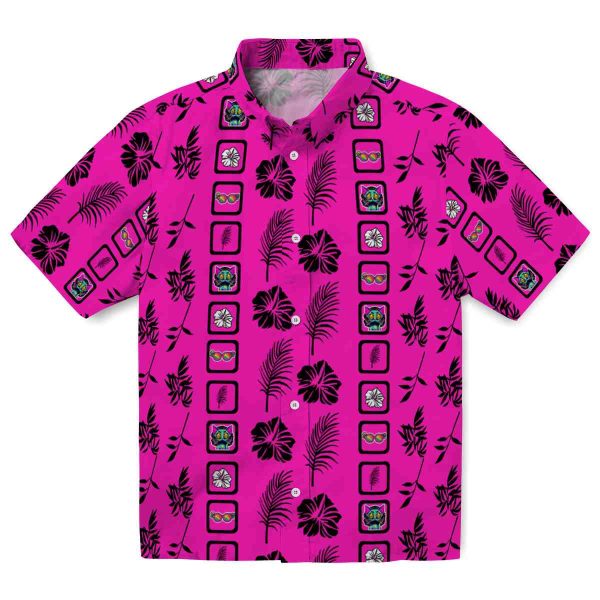 Trippy Framed Floral Hawaiian Shirt Best selling