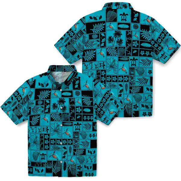 Turtle Tropical Patchwork Hawaiian Shirt Latest Model